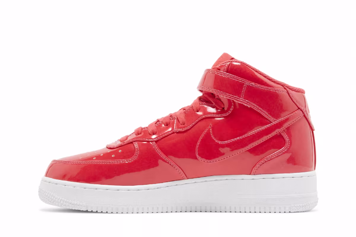 Nike Air Force 1 Mid Siren Red, view 4