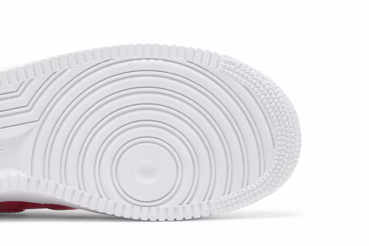 Nike Air Force 1 Mid Siren Red, view 6