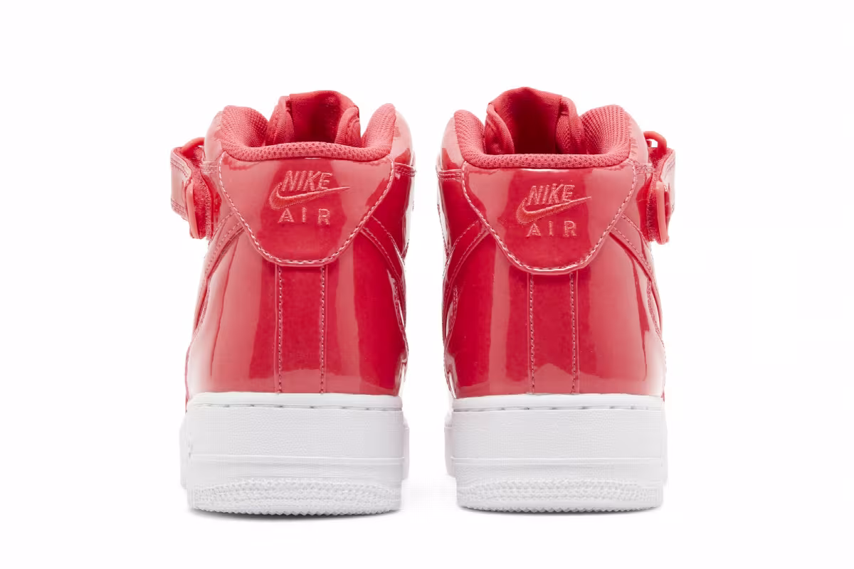 Nike Air Force 1 Mid Siren Red, view 7