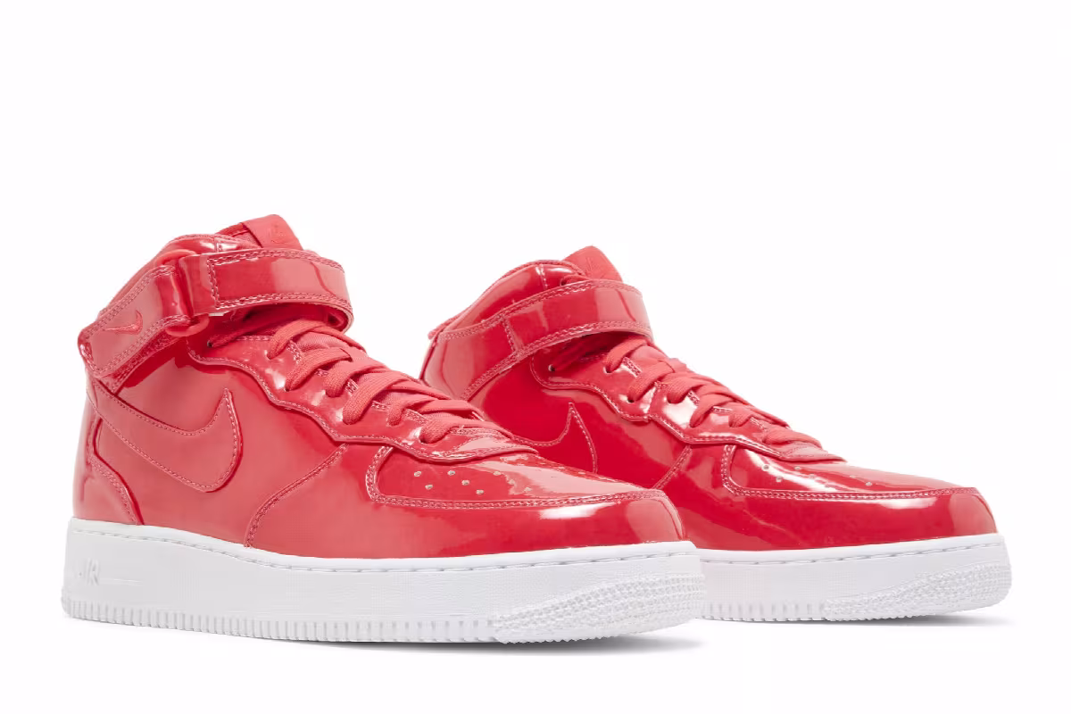 Nike Air Force 1 Mid Siren Red, view 9