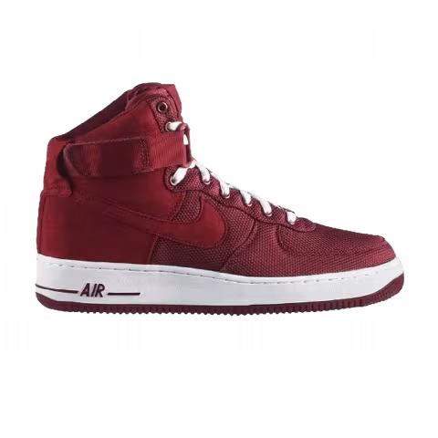 Nike Air Force 1 High Premium 'Team Red'