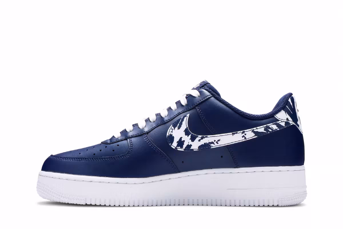Nike Air Force 1 Low Camo Swoosh - Blue Void, view 4