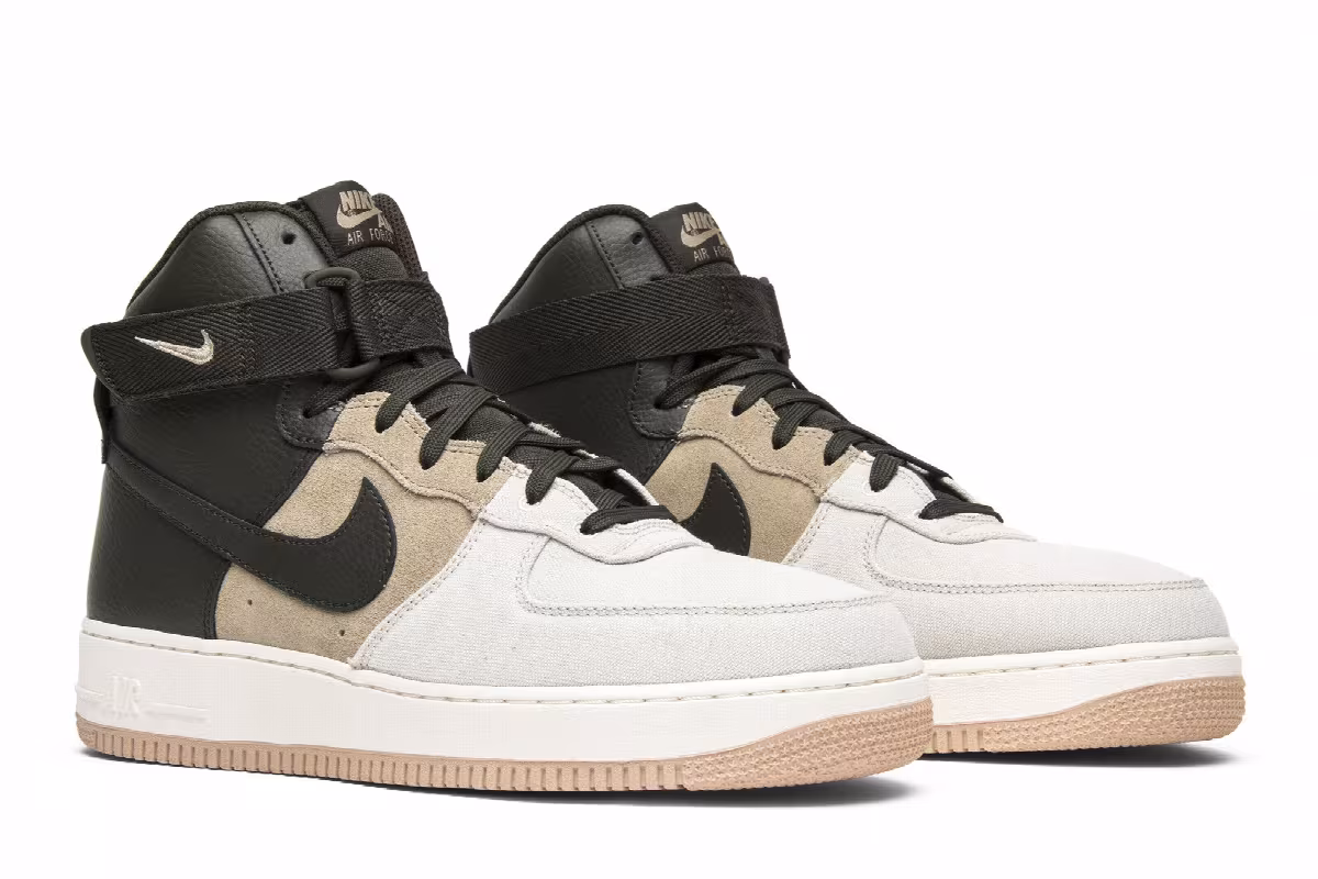 Nike Air Force 1 High 07 LV8 Light Bone, view 9