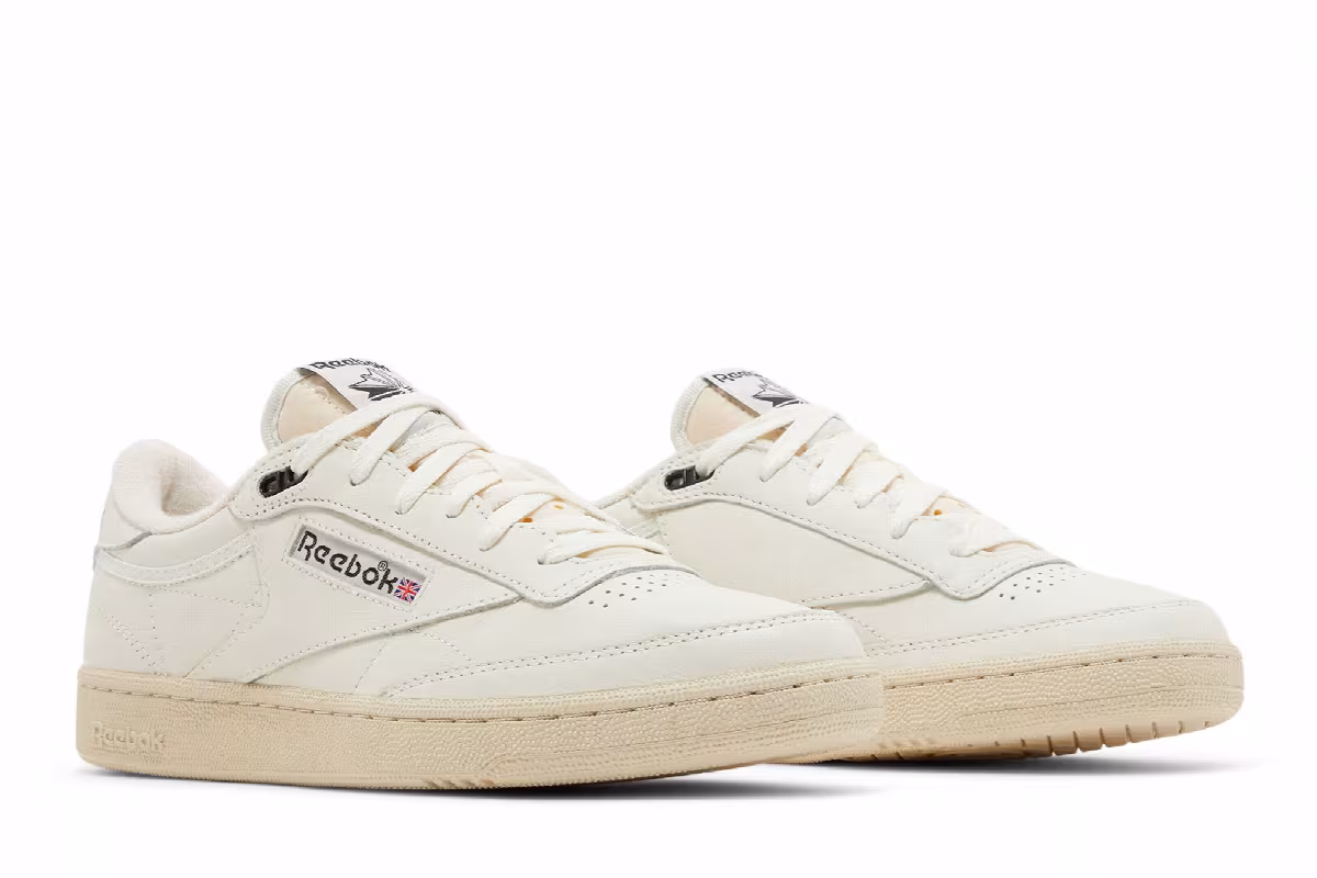 Reebok Club C 85 Vintage Chalk Black, view 9