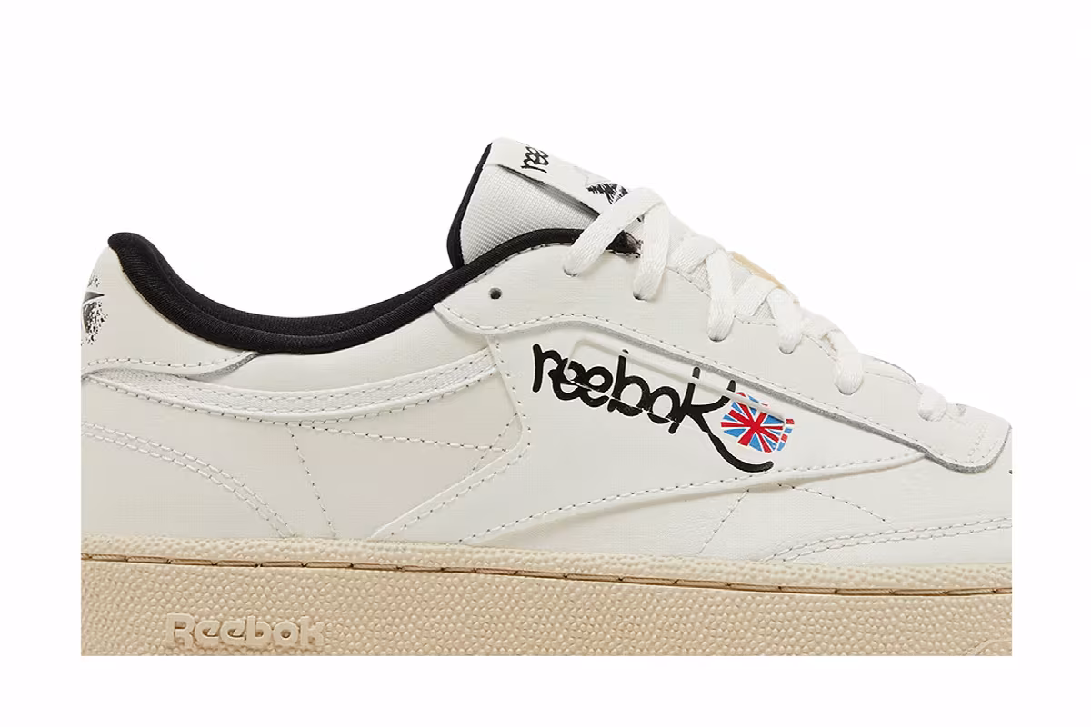 Reebok Club C 85 Graffiti Pack - Chalk Paper White, view 3