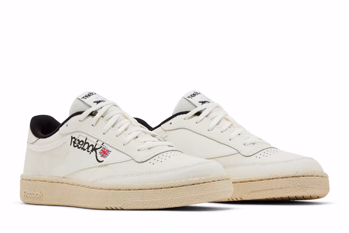 Reebok Club C 85 Graffiti Pack - Chalk Paper White, view 9
