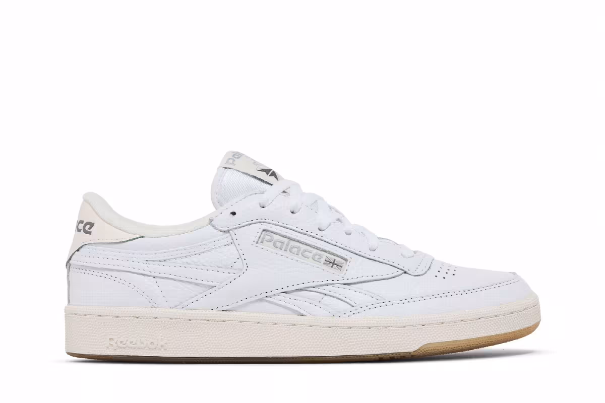 Palace x Reebok Club C Revenge White, view 2