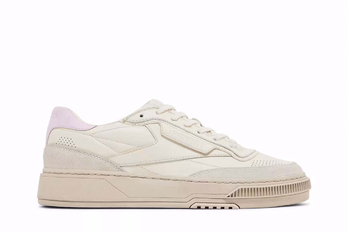 Reebok Club C LTD Cream White Light Pink, view 2