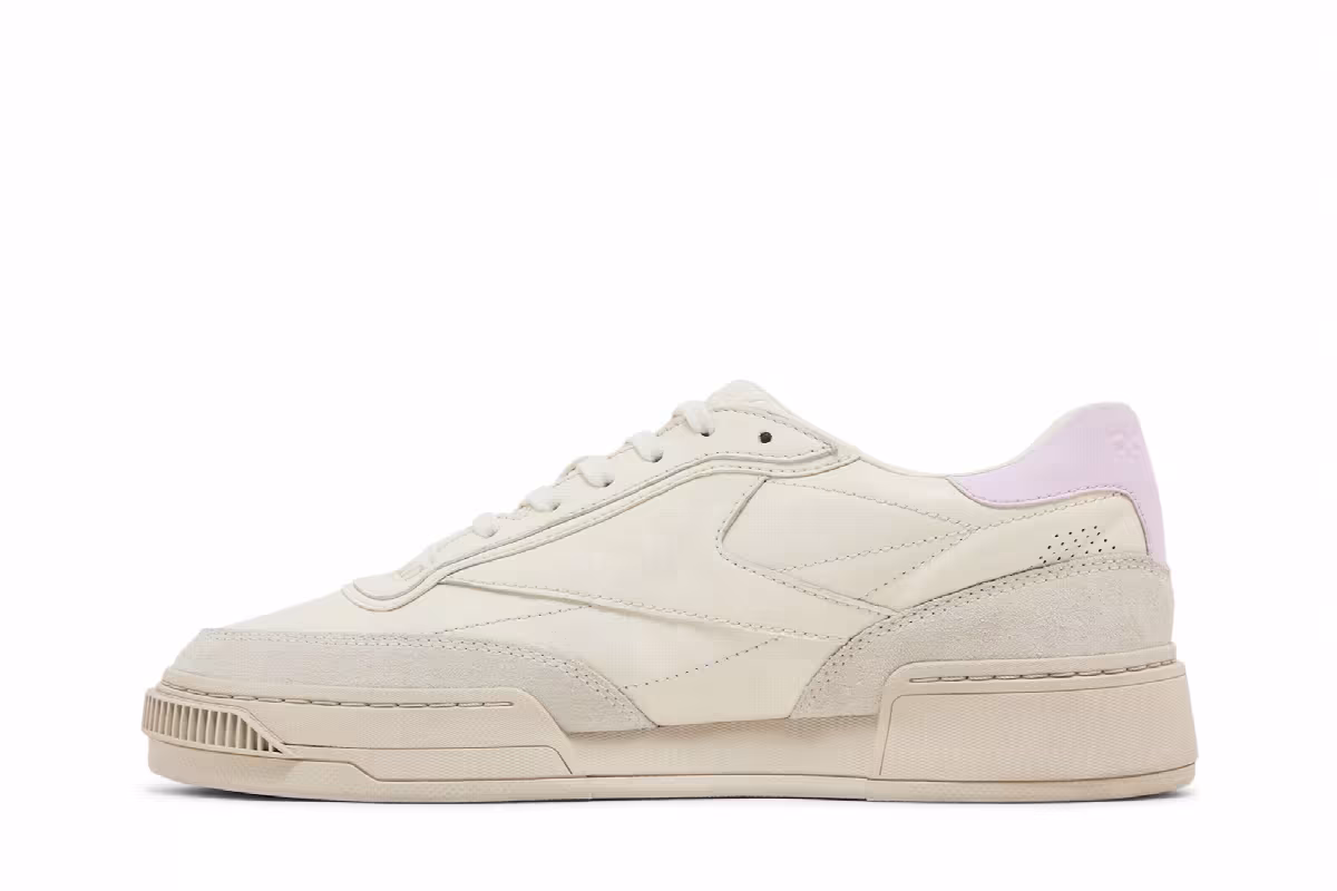 Reebok Club C LTD Cream White Light Pink, view 4