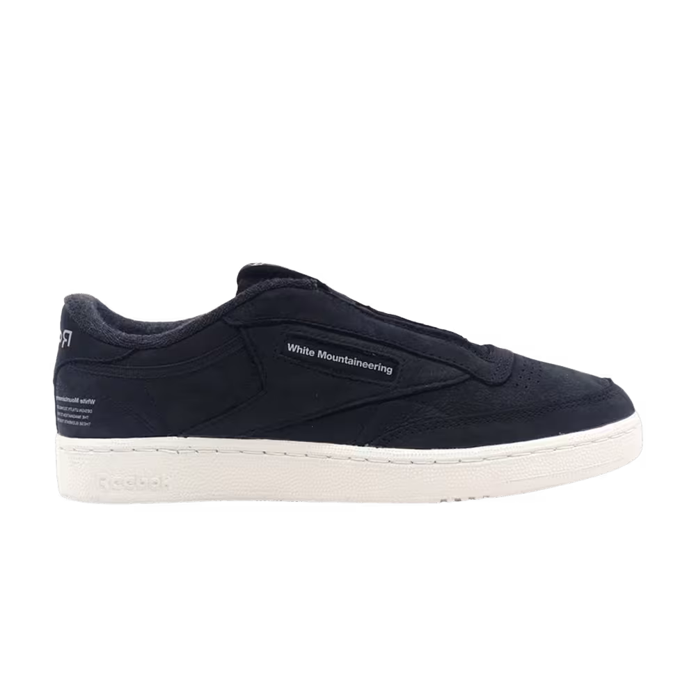 White Mountaineering x Reebok Club C 85 Black Chalk