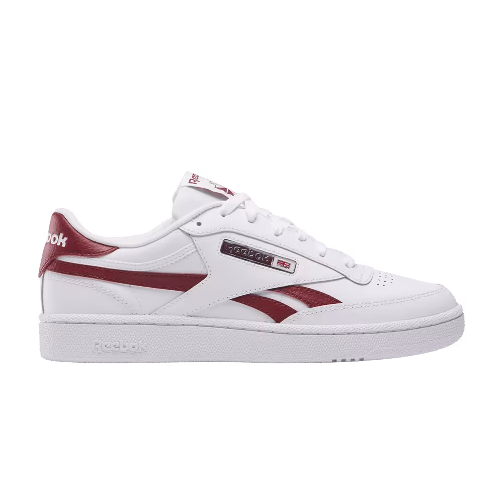 Reebok Club C Revenge White Rich Maroon