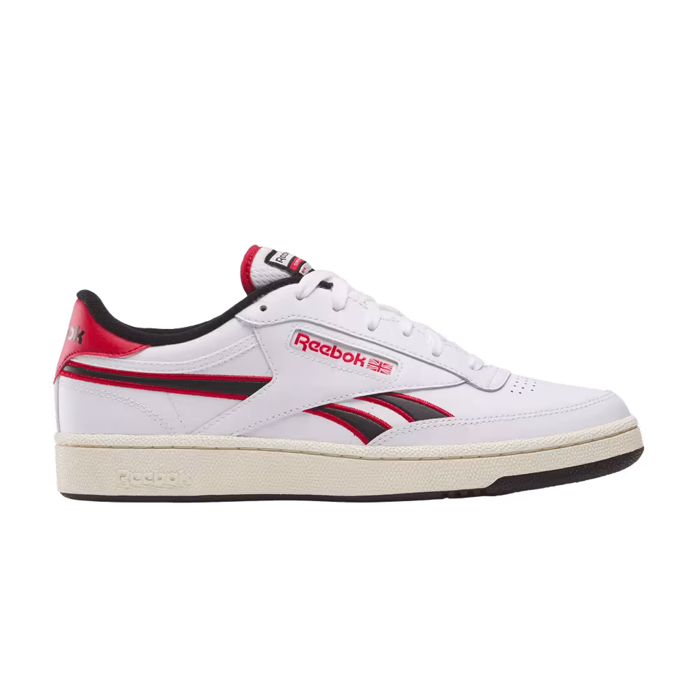 Reebok Club C Revenge White Vector Red Black