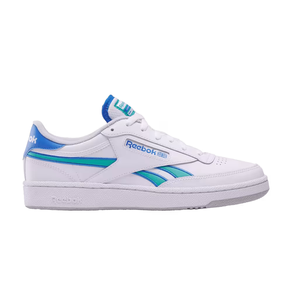 Reebok Club C Revenge White Kinetic Blue Green