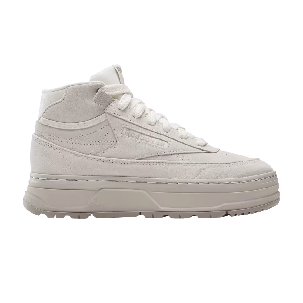 Reebok Women's Club C Geo Mid Chalk Moonstone