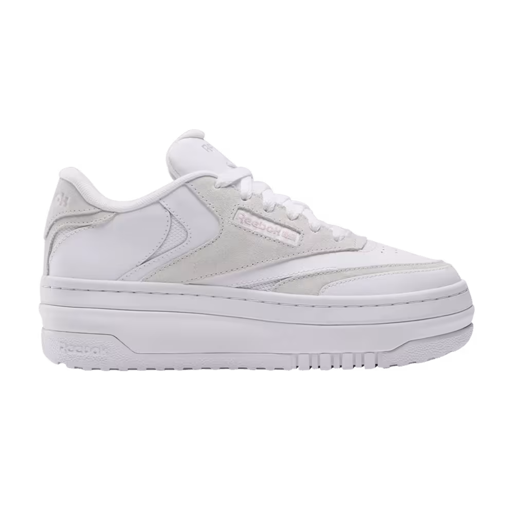 Reebok Women's Club C Extra White Ashen Lilac