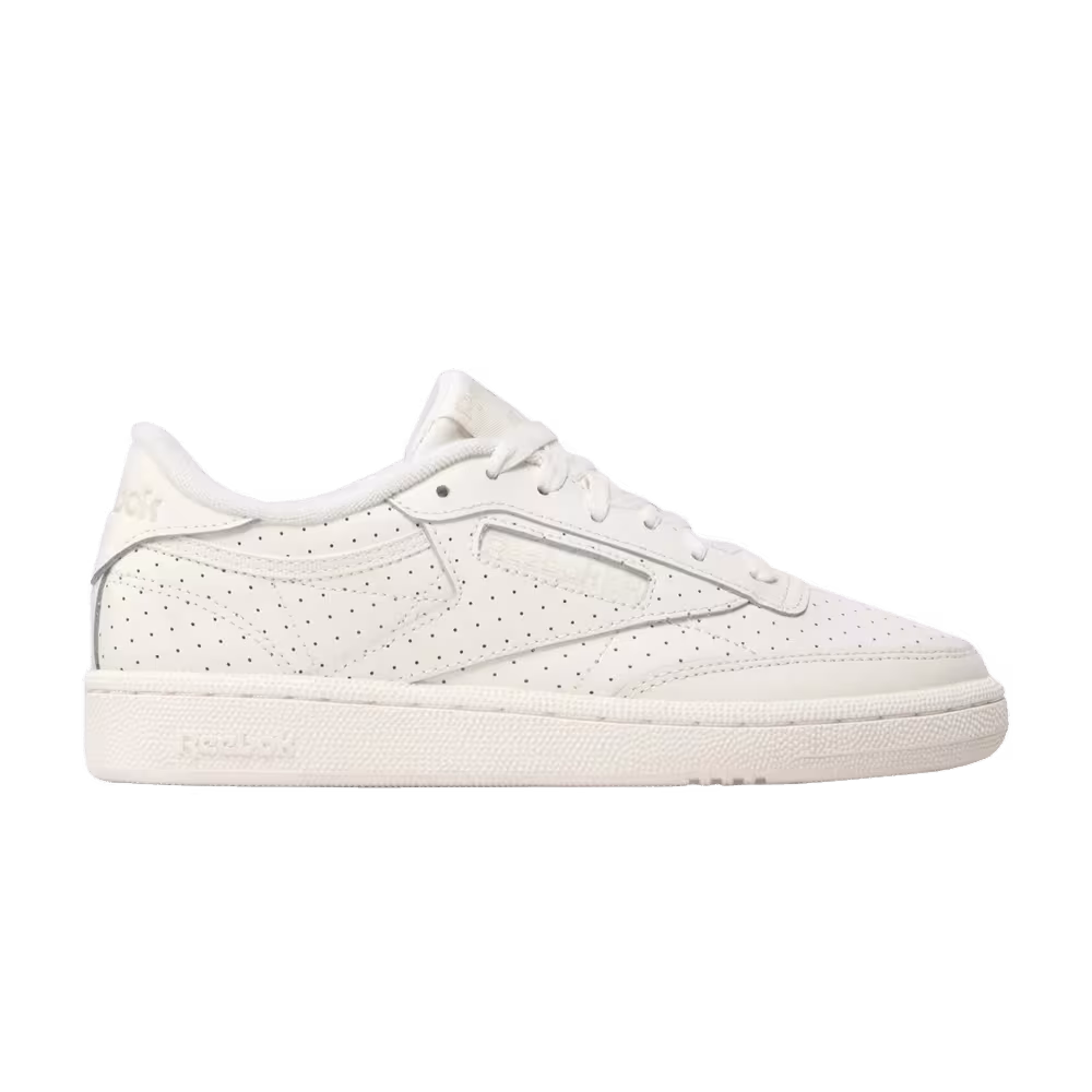 Reebok Women's Club C 85 Chalk Alabaster Perforated