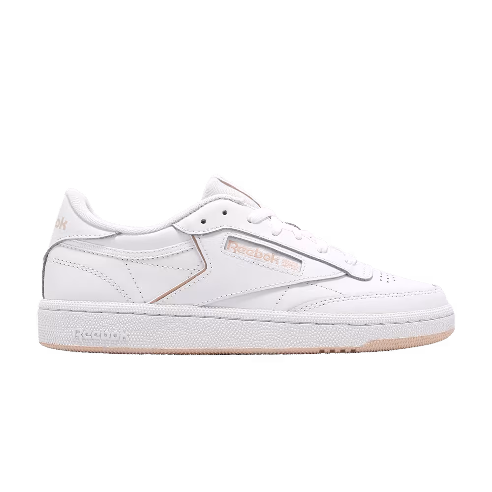 Reebok Women's Club C 85 White Possibly Pink