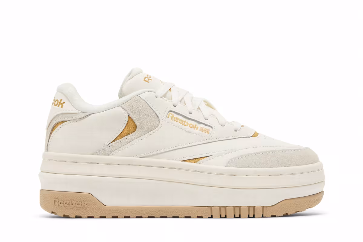 Reebok Women's Club C Extra Chalk Butter, view 2