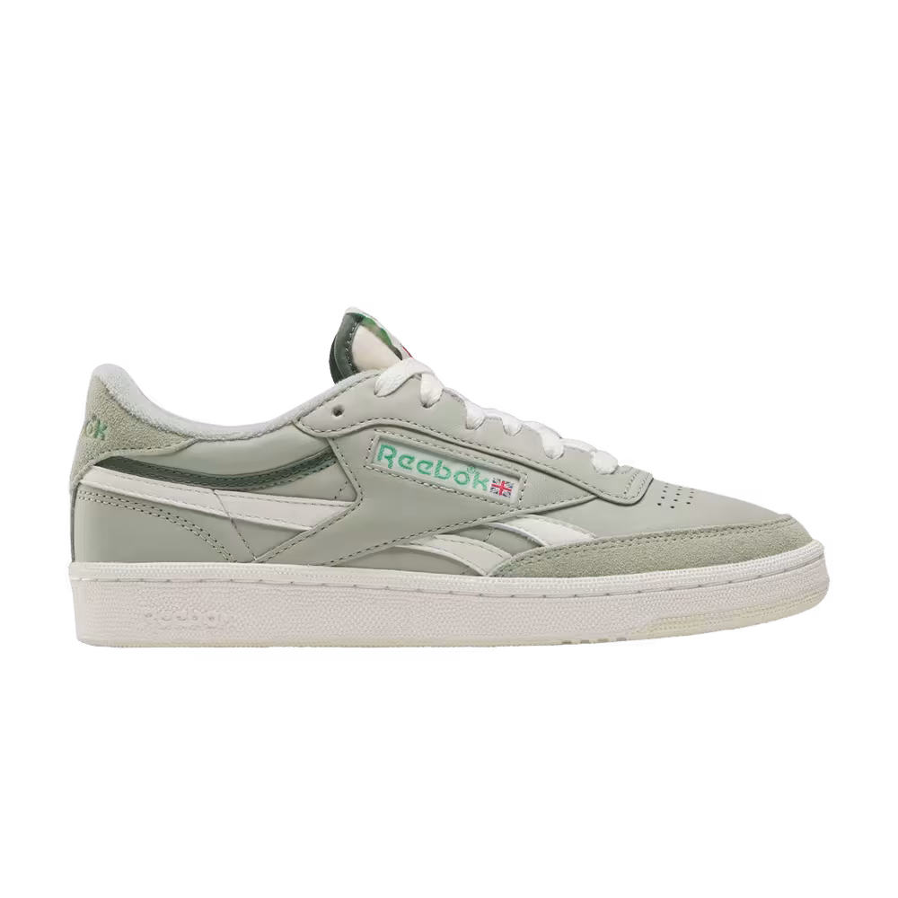 Reebok Women's Club C Revenge Vintage White Sport Green