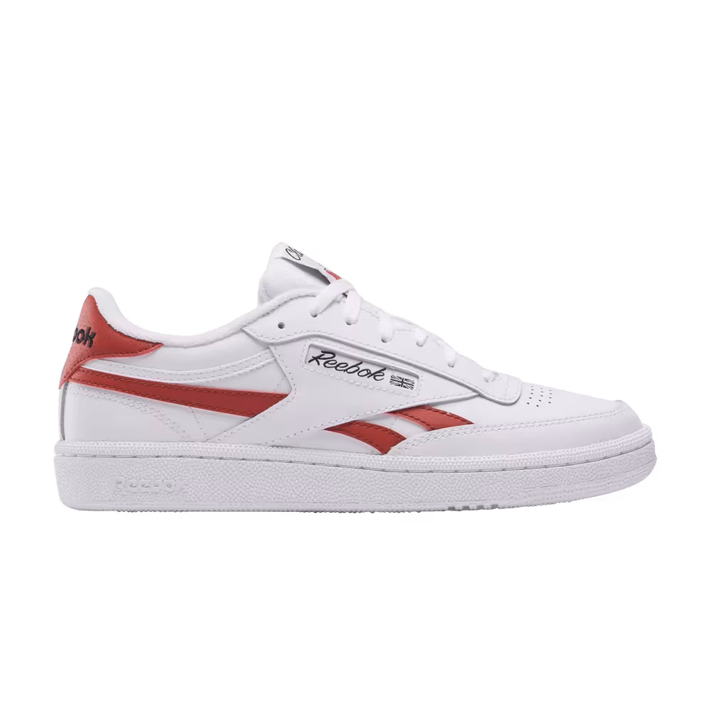 Reebok Women's Club C Revenge White Brick Red