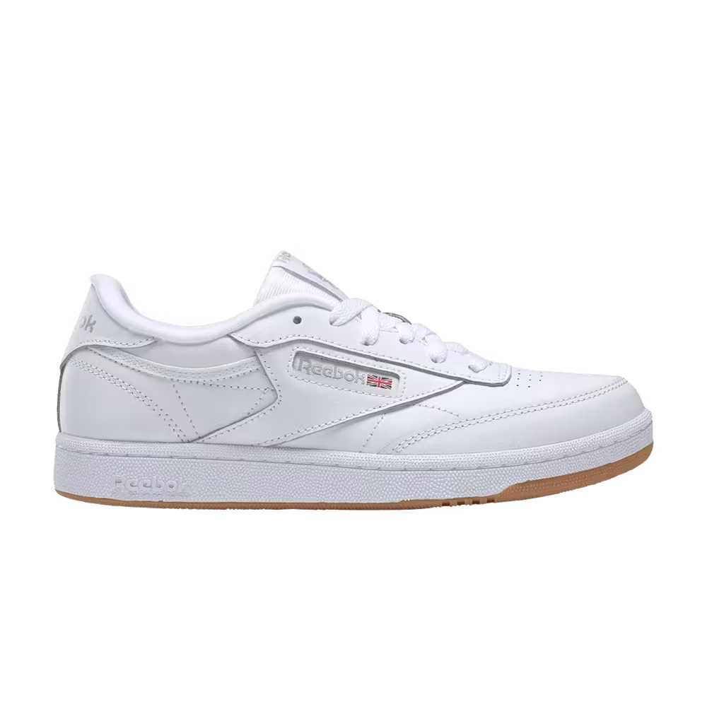 Reebok Club C Big Kid White Gum