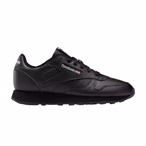 Reebok Classic Leather Big Kid 'Triple Black'