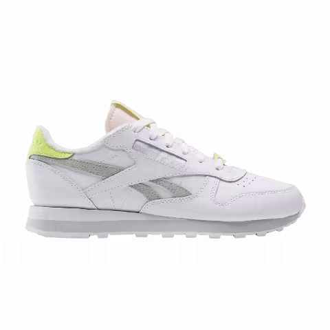 Reebok Wmns Classic Leather 'White Acid Yellow'