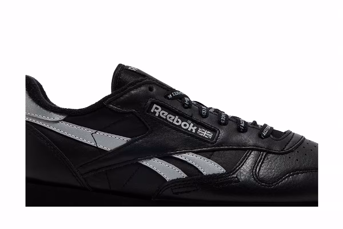 Reebok Places+Faces x Classic Leather Black, view 3