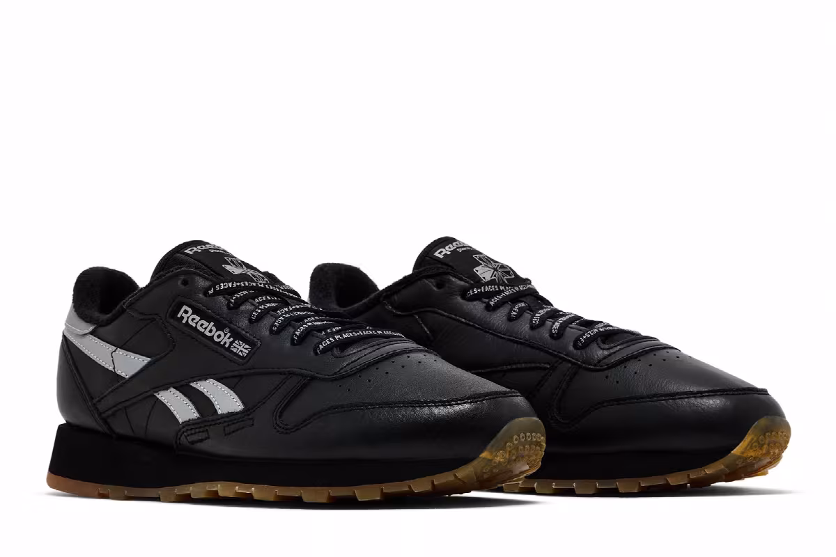 Reebok Places+Faces x Classic Leather Black, view 9