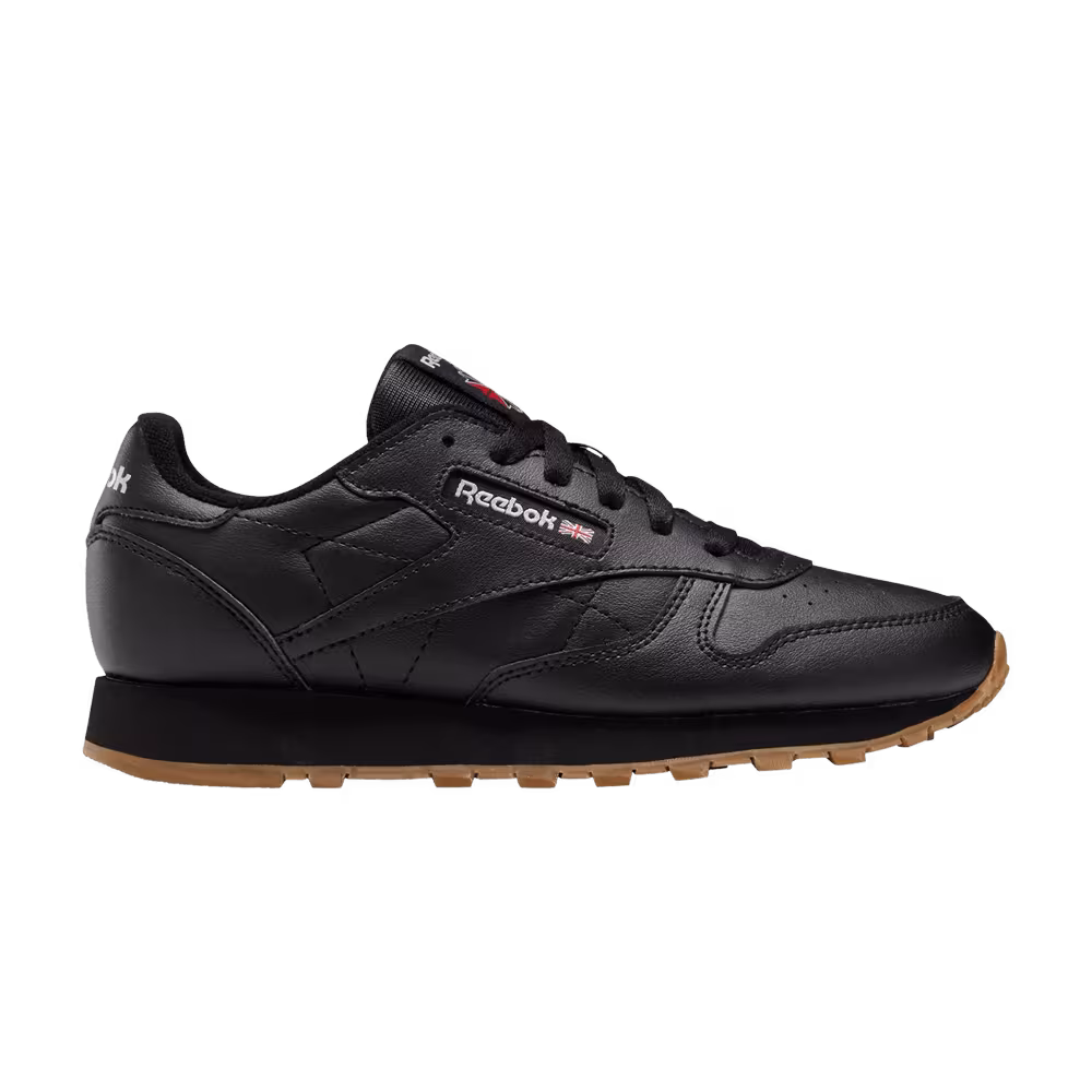 Reebok Classic Leather Big Kid Black Gum