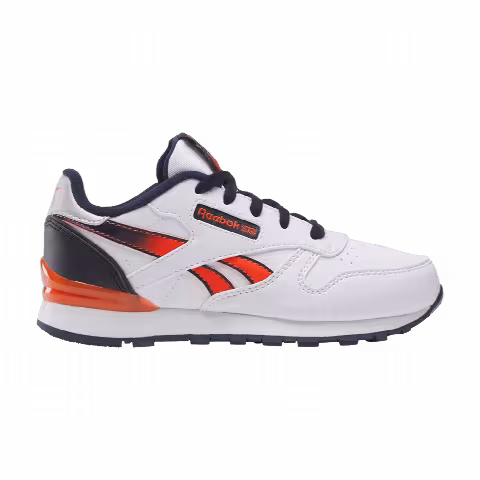 Reebok Classic Leather Step 'n' Flash Little Kid 'White Vector Navy Orange'