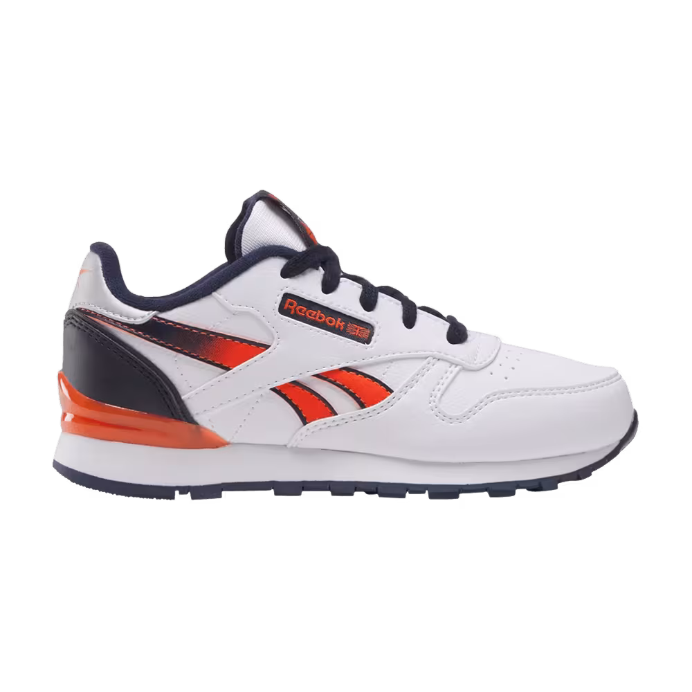 Reebok Classic Leather Step White Vector Navy Orange
