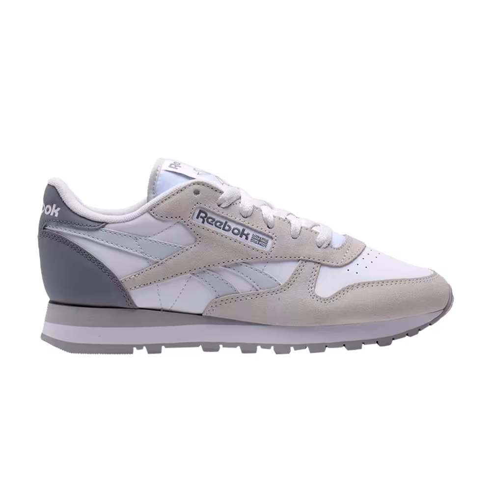 Reebok Women's Classic Leather White Double Grey