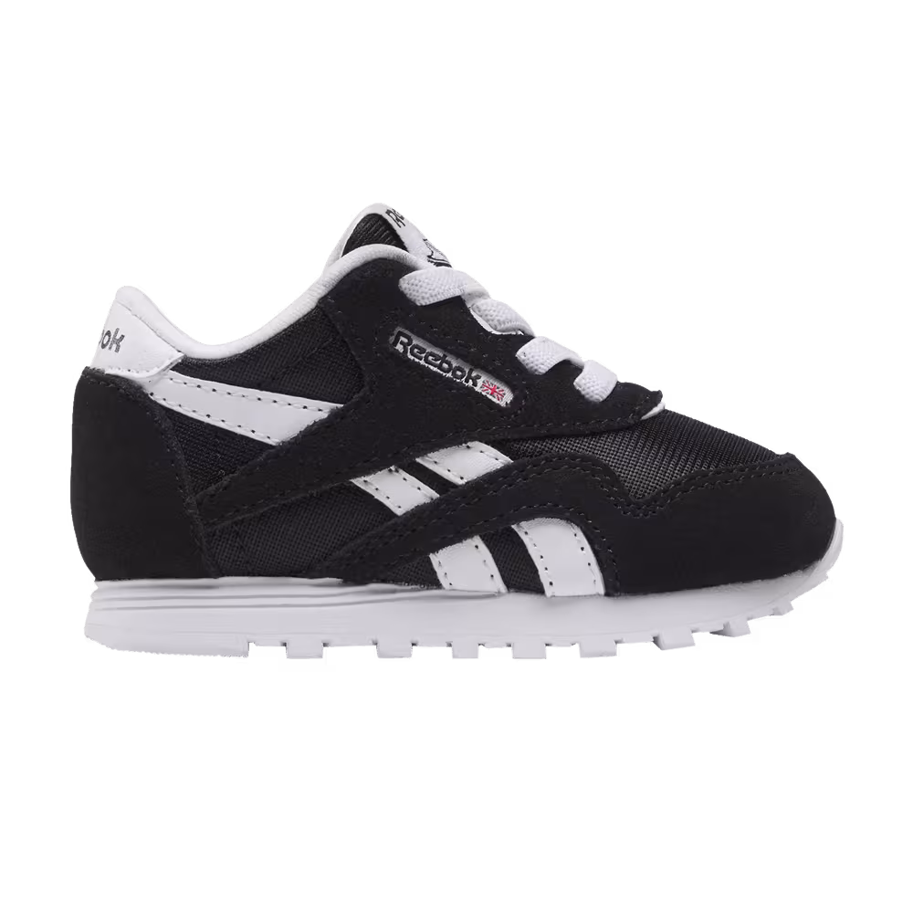 Reebok Classic Nylon Toddler Black White