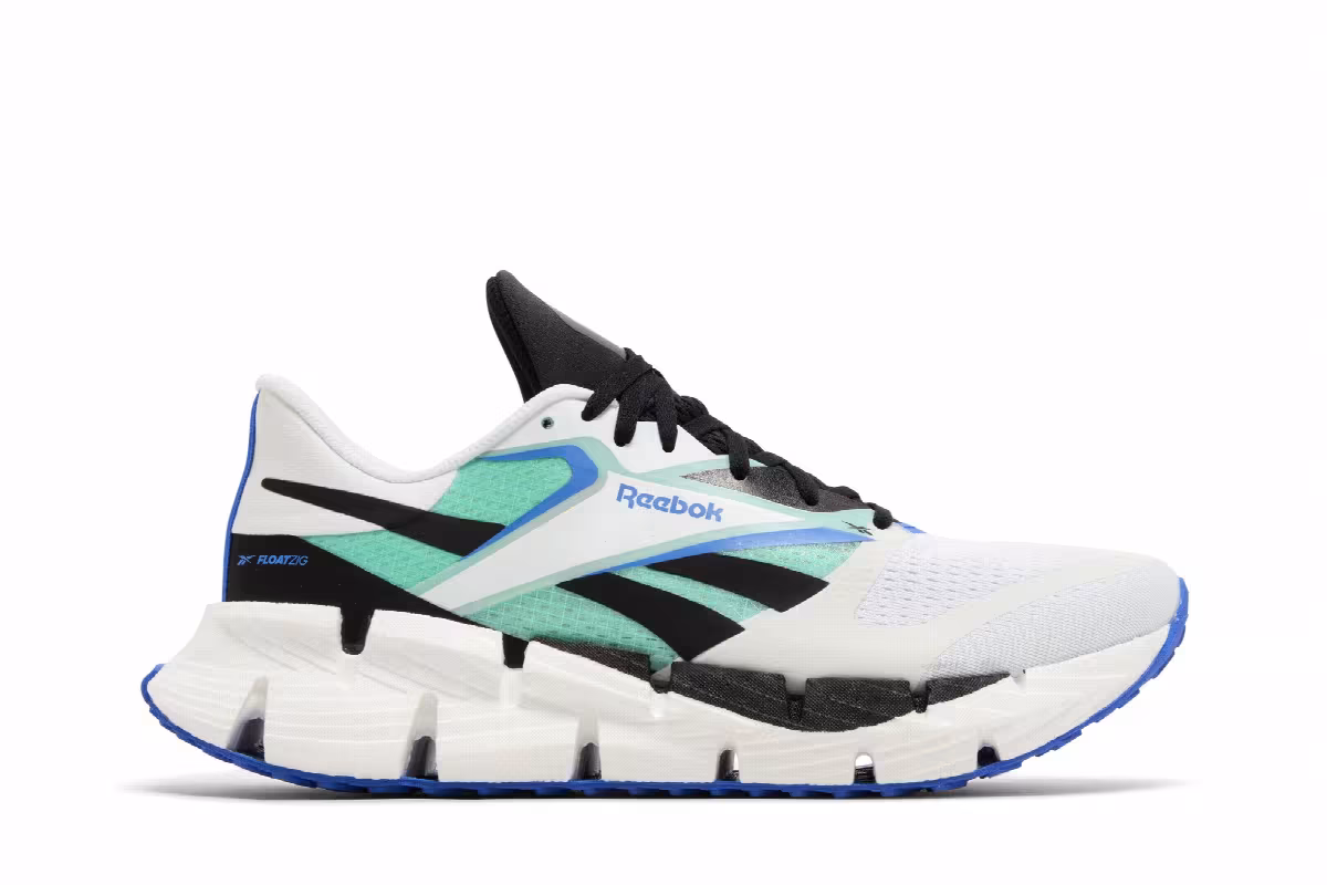 Reebok FloatZig 1 White Cyber Mint, view 2