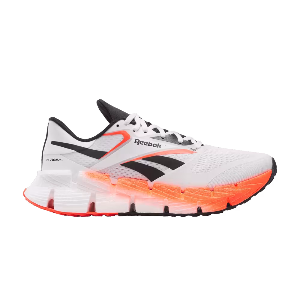 Reebok FloatZig 1 White Orange Flare