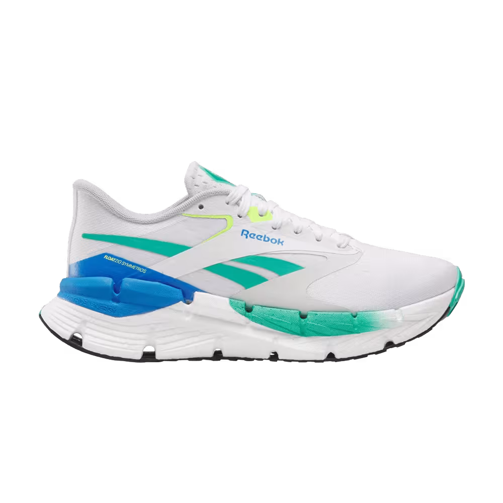 Reebok Women's FloatZig Symmetros White Unleashed Green Blue