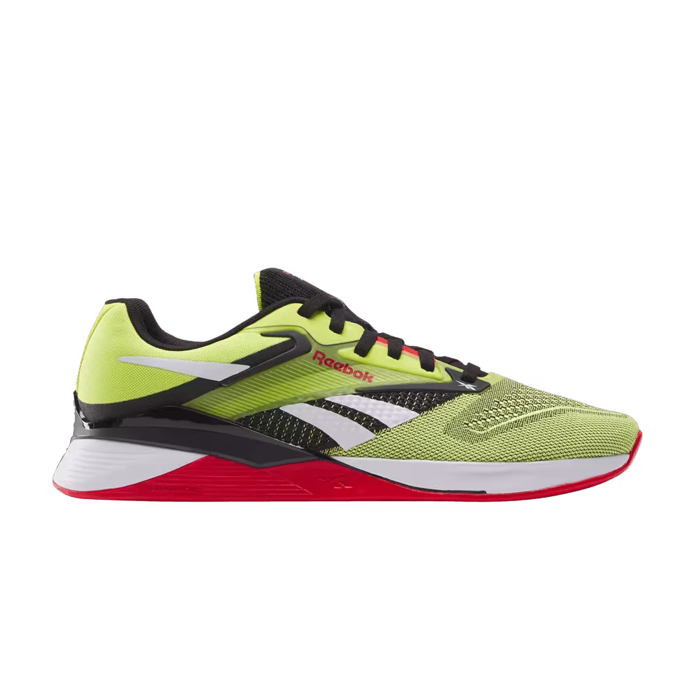 Reebok Nano X4 Hyper Green Vector Red