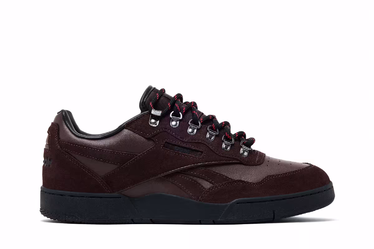 OBEY x Reebok BB4000 2 Brown Red, view 2
