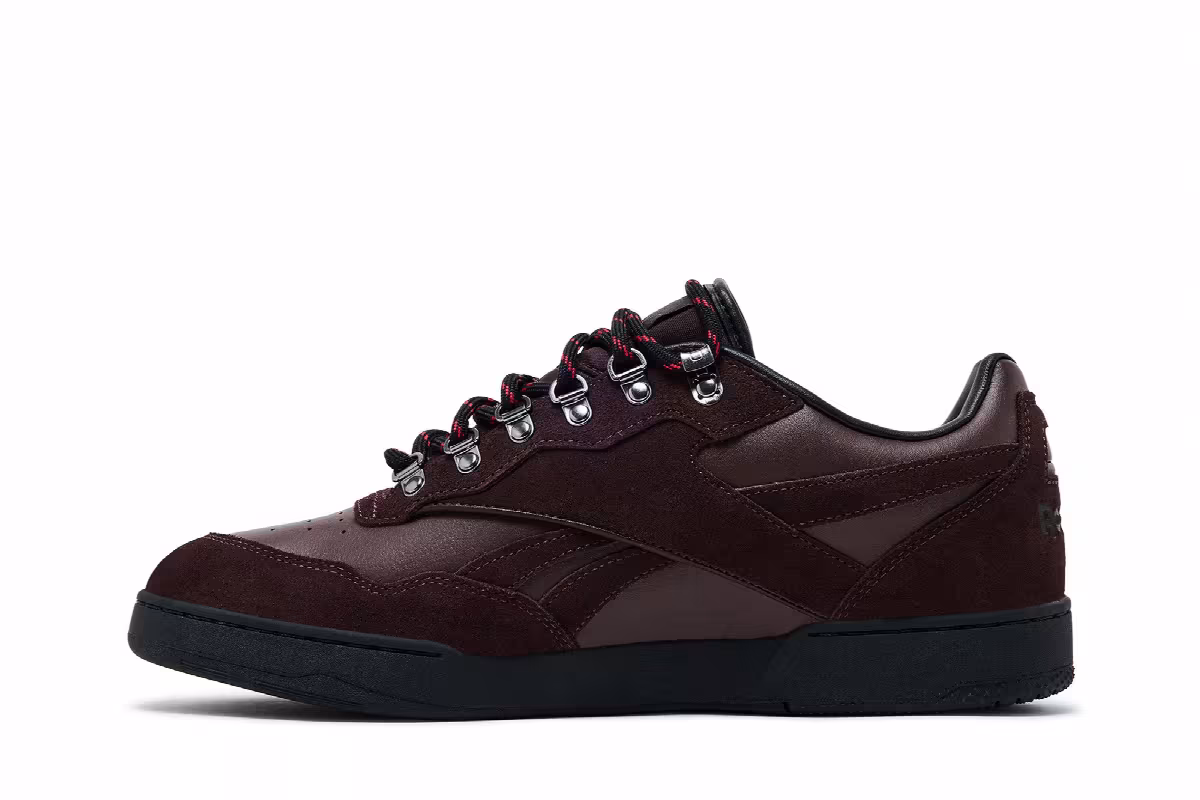 OBEY x Reebok BB4000 2 Brown Red, view 4
