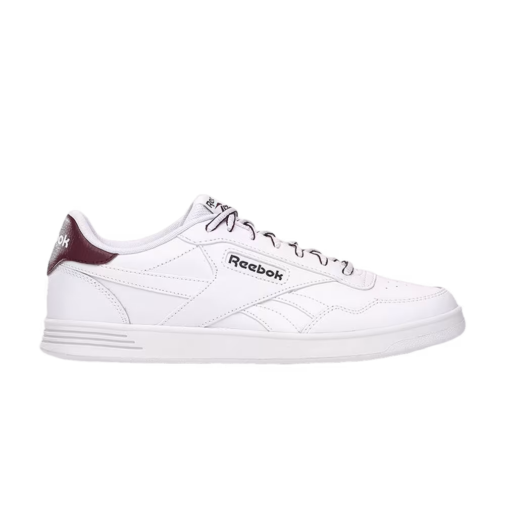 Reebok Court Advance White Classic Maroon