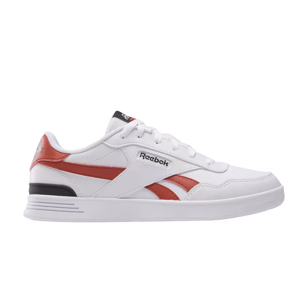 Reebok Women's Court Advance Clip - White Brick Red Black