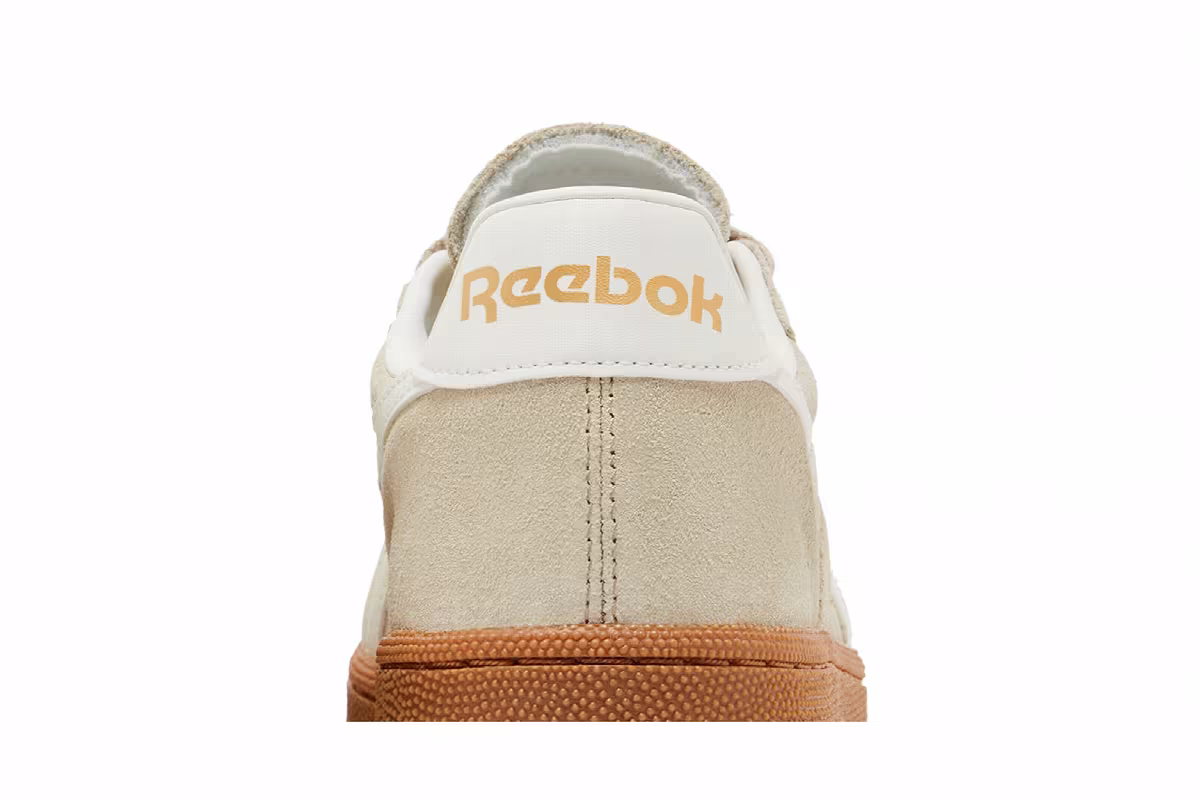 Reebok Women's Club C Grounds UK Classic Beige Chalk Gum, view 8