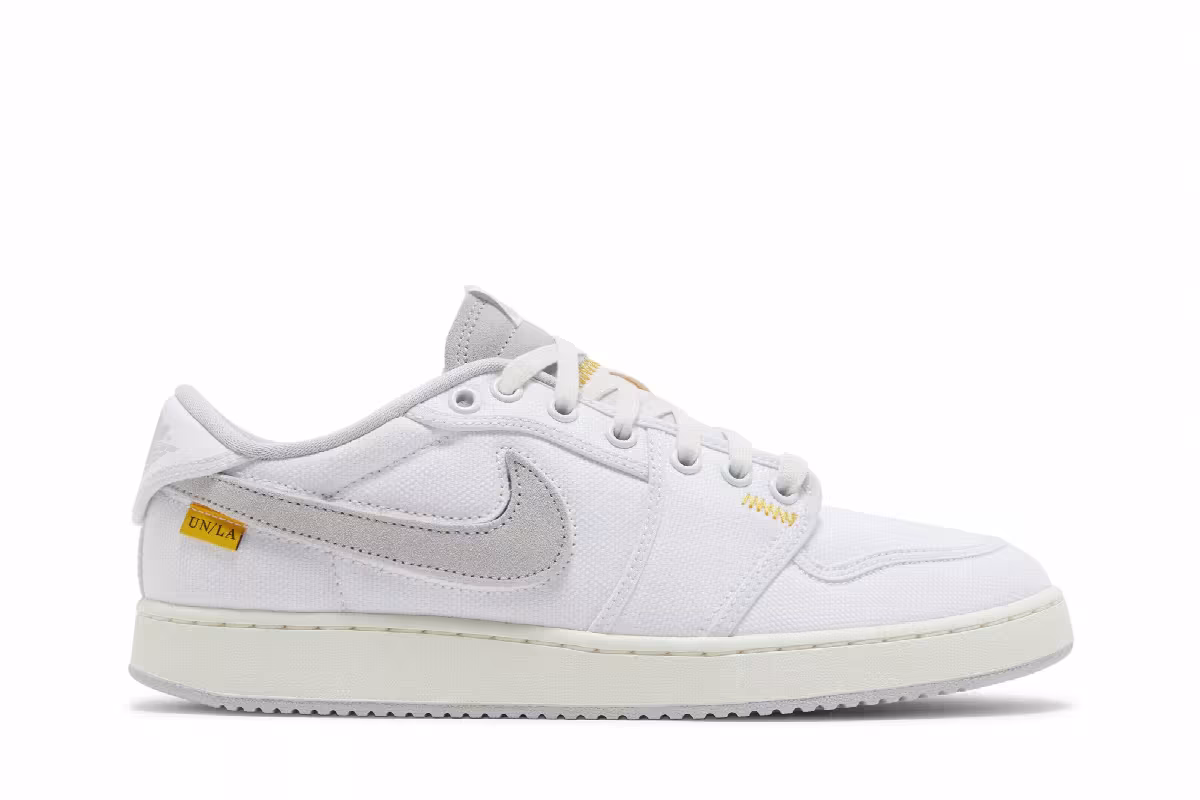 Union LA x Air Jordan 1 KO Low White Neutral Grey, view 2