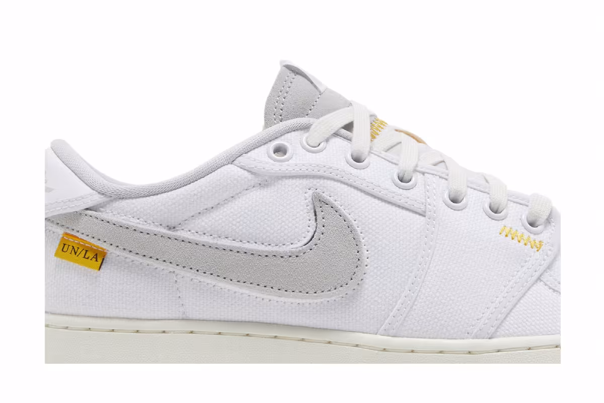 Union LA x Air Jordan 1 KO Low White Neutral Grey, view 3
