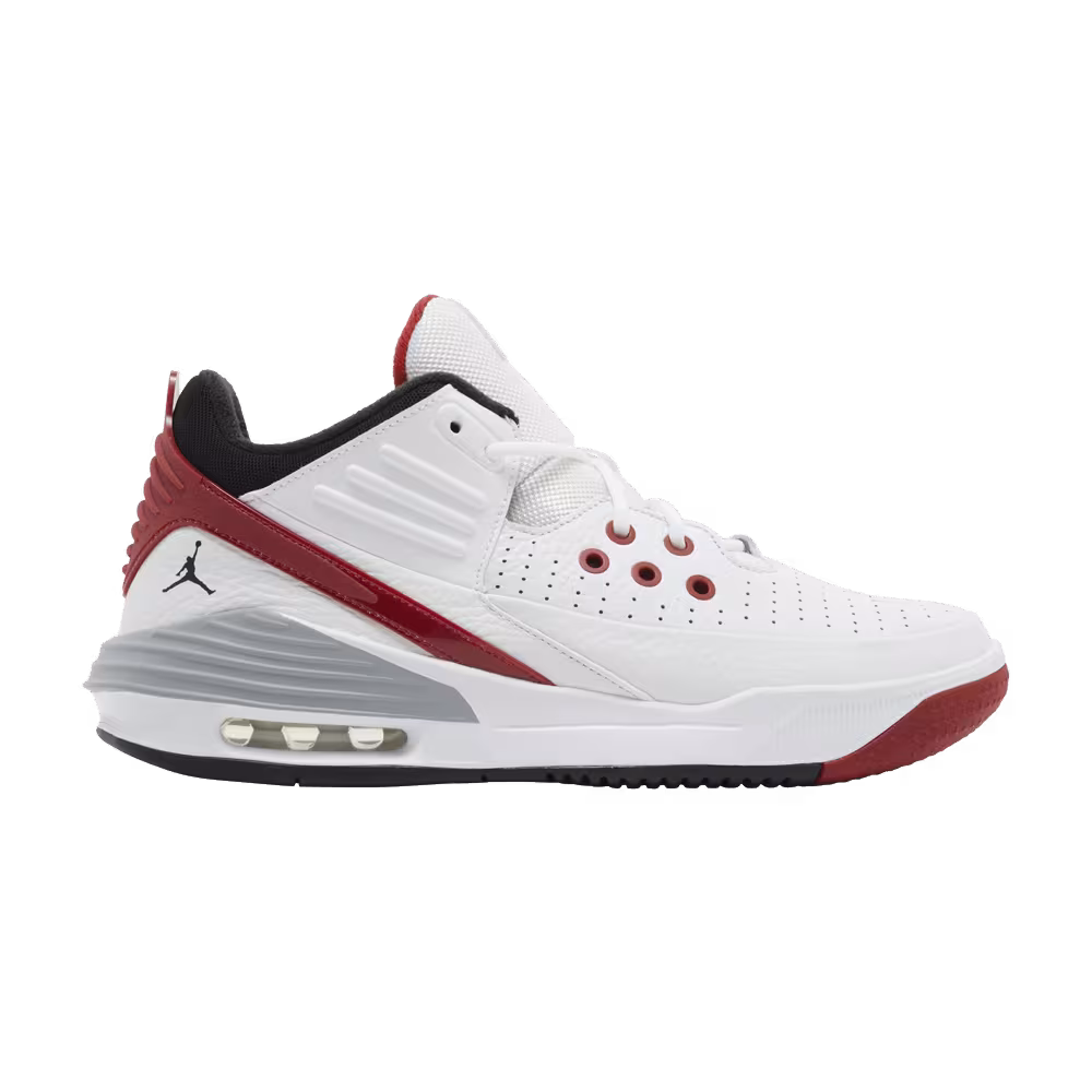 Air Jordan Max Aura 5 White Varsity Red