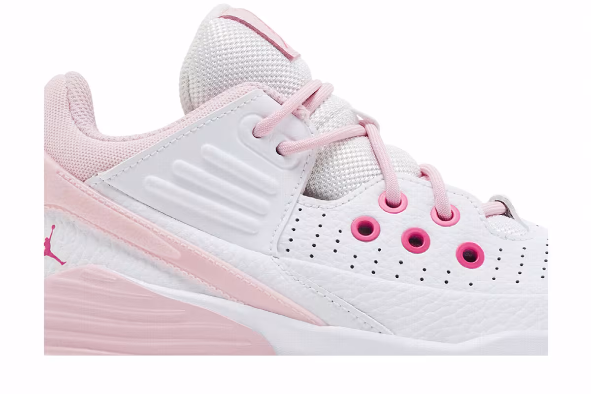 Air Jordan Max Aura 5 GS White Fierce Pink, view 3