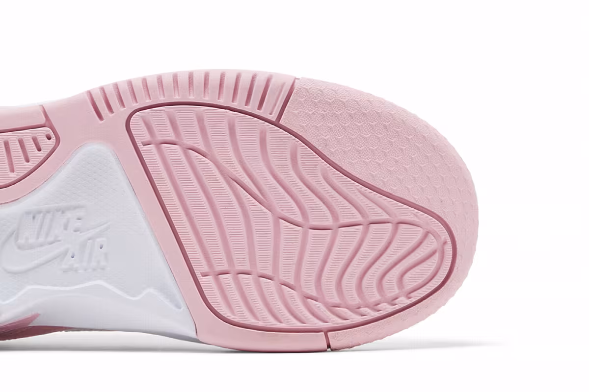 Air Jordan Max Aura 5 GS White Fierce Pink, view 6