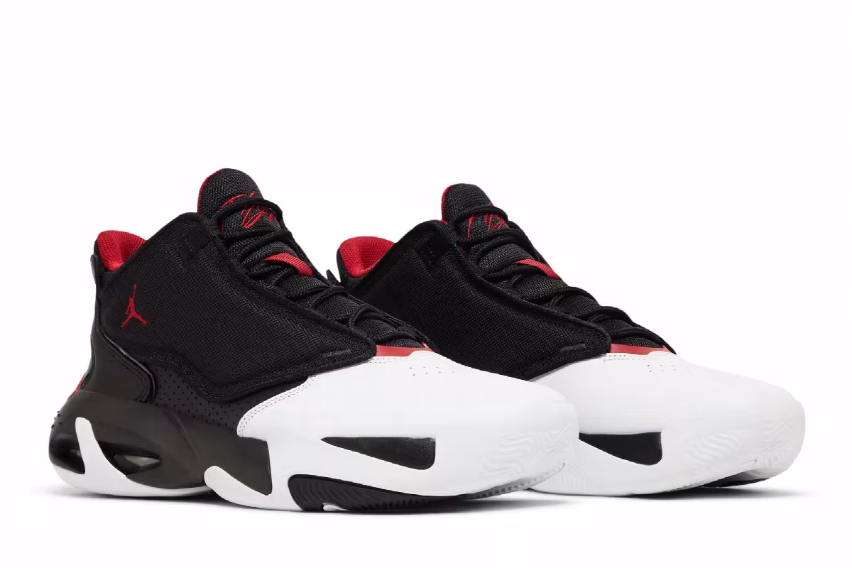 Air Jordan Max Aura 4 Black Gym Red, view 9