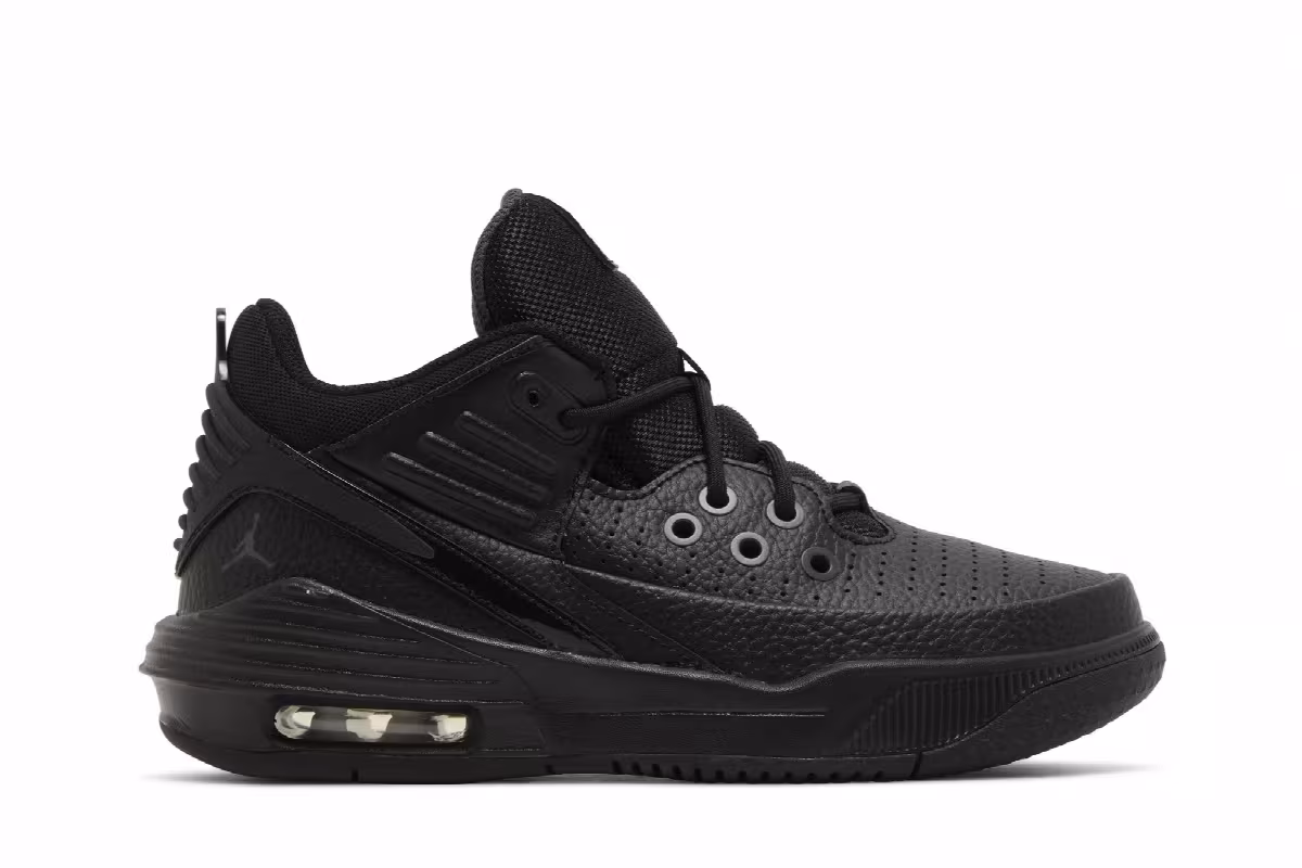 Air Jordan Max Aura 5 GS Black Anthracite, view 2